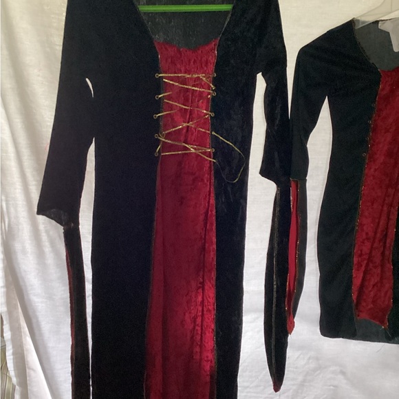 Dress up alike two dresses for Halloween red and black . - Picture 1 of 5